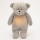 Moonie - Snuggle buddy with a melody and light little bear 2.0 organic grey