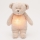 Moonie - Snuggle buddy with a melody and light little bear 2.0 organic rose