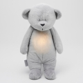 Moonie - Snuggle buddy with a melody and light little bear 2.0 silver