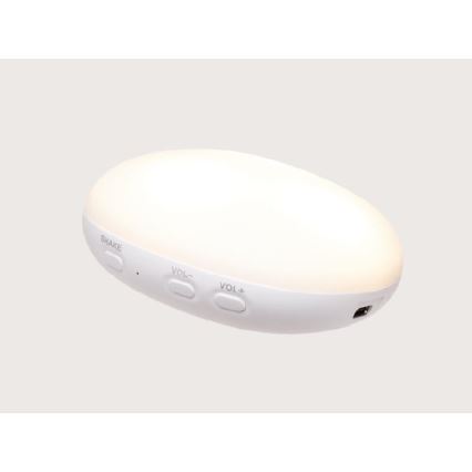 Moonie - Snuggle buddy with a melody and light little bear 2.0 silver