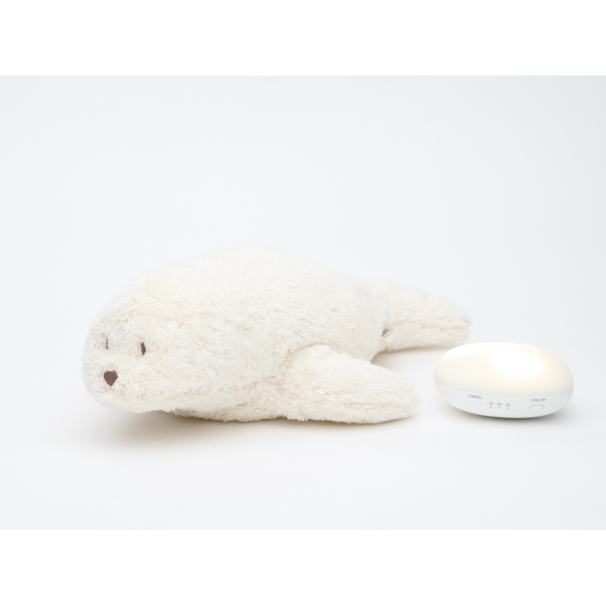 Moonie - Soothing Sleep Toy with Melody and Light, Organic Polar Seal
