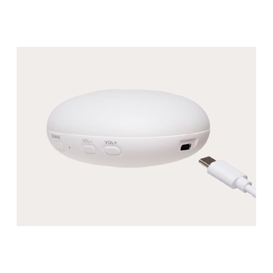 Moonie - Soothing Sleep Toy with Melody and Light, Organic Polar Seal