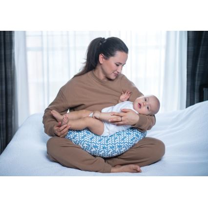 MOTHERHOOD - Nursing pillow CLASSICS blue