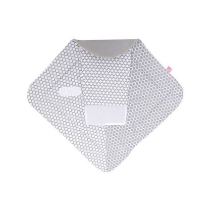 MOTHERHOOD - Swaddle blanket with coconut pad CLASSICS 75x75 cm grey