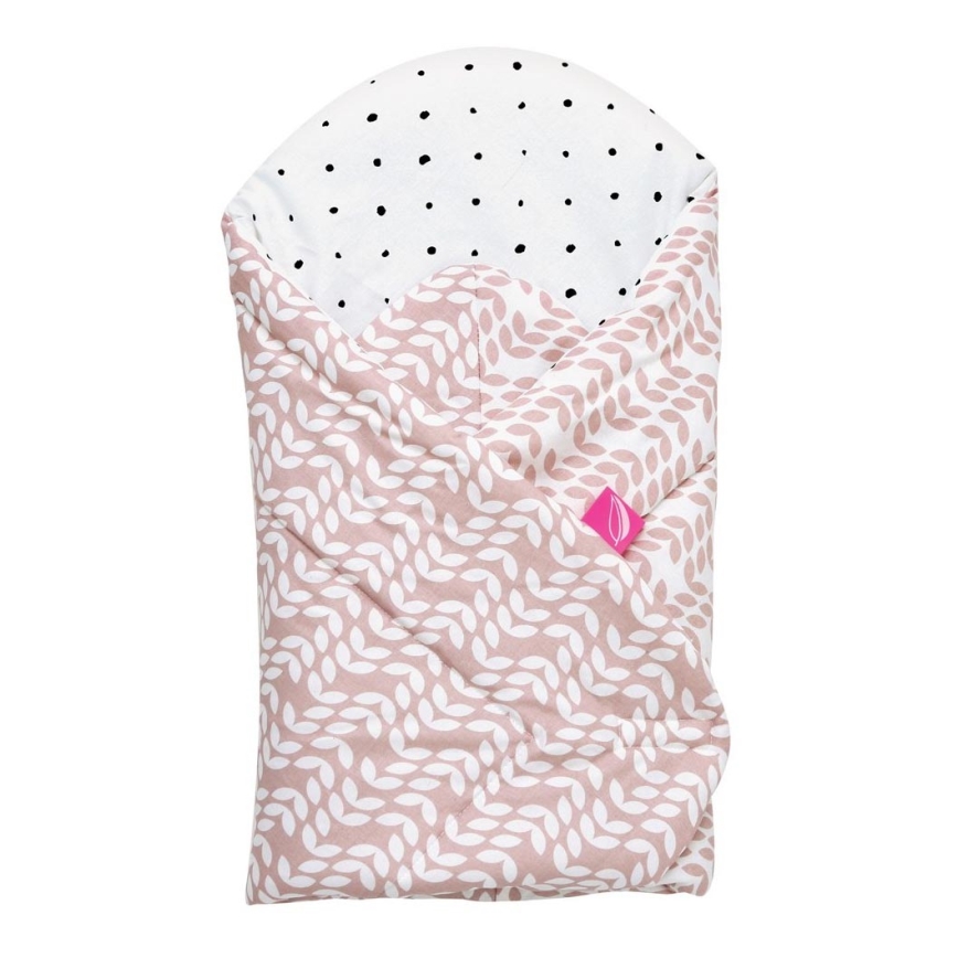 MOTHERHOOD - Swaddle blanket with coconut reinforcement CLASSICS 75x75 cm pink