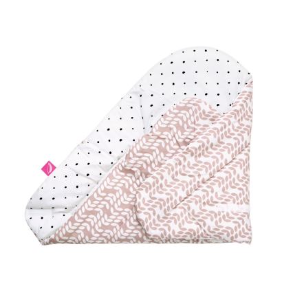 MOTHERHOOD - Swaddle blanket with coconut reinforcement CLASSICS 75x75 cm pink