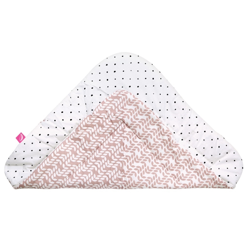 MOTHERHOOD - Swaddle blanket with coconut reinforcement CLASSICS 75x75 cm pink