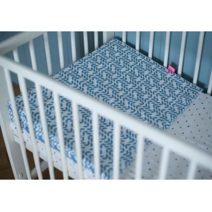 MOTHERHOOD - Wedge pillow 60x45 cm, 0-6 months blue