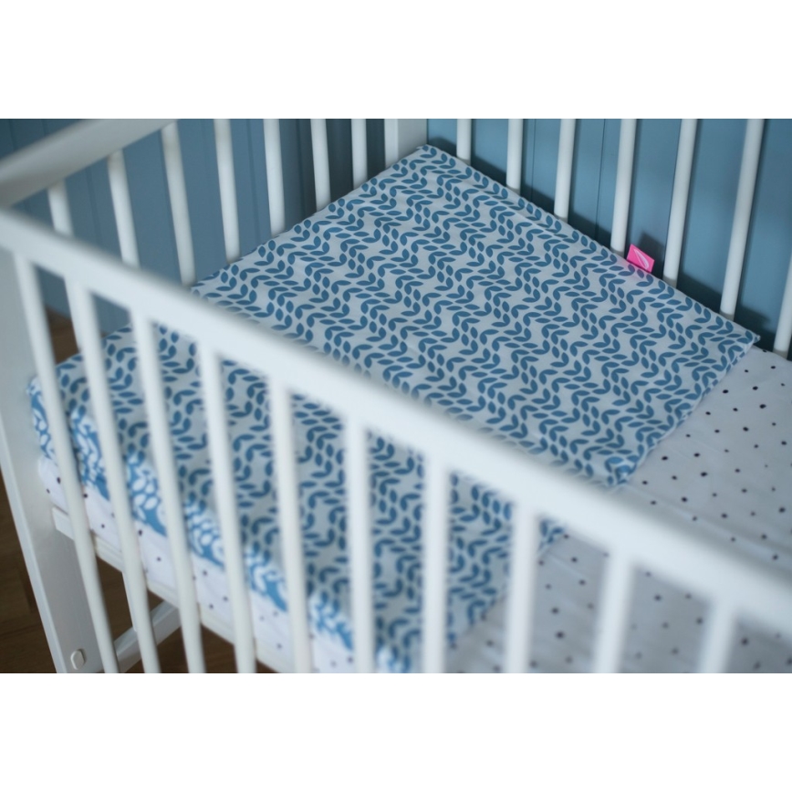 MOTHERHOOD - Wedge pillow 60x45 cm, 0-6 months blue