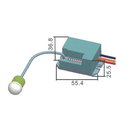 Motion infra sensor PIR B 800W/230V