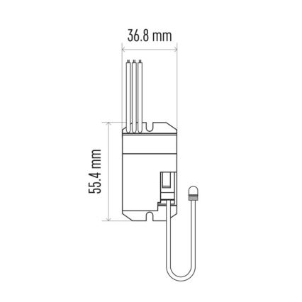 Motion infra sensor PIR B 800W/230V