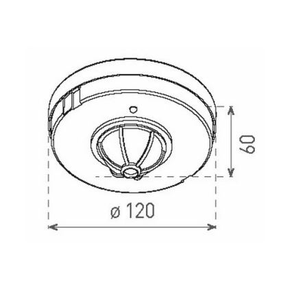 Motion sensor 10/20 white