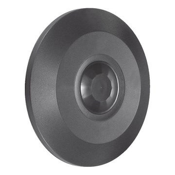 Motion sensor ceiling PIR 360° 1000W/230V black