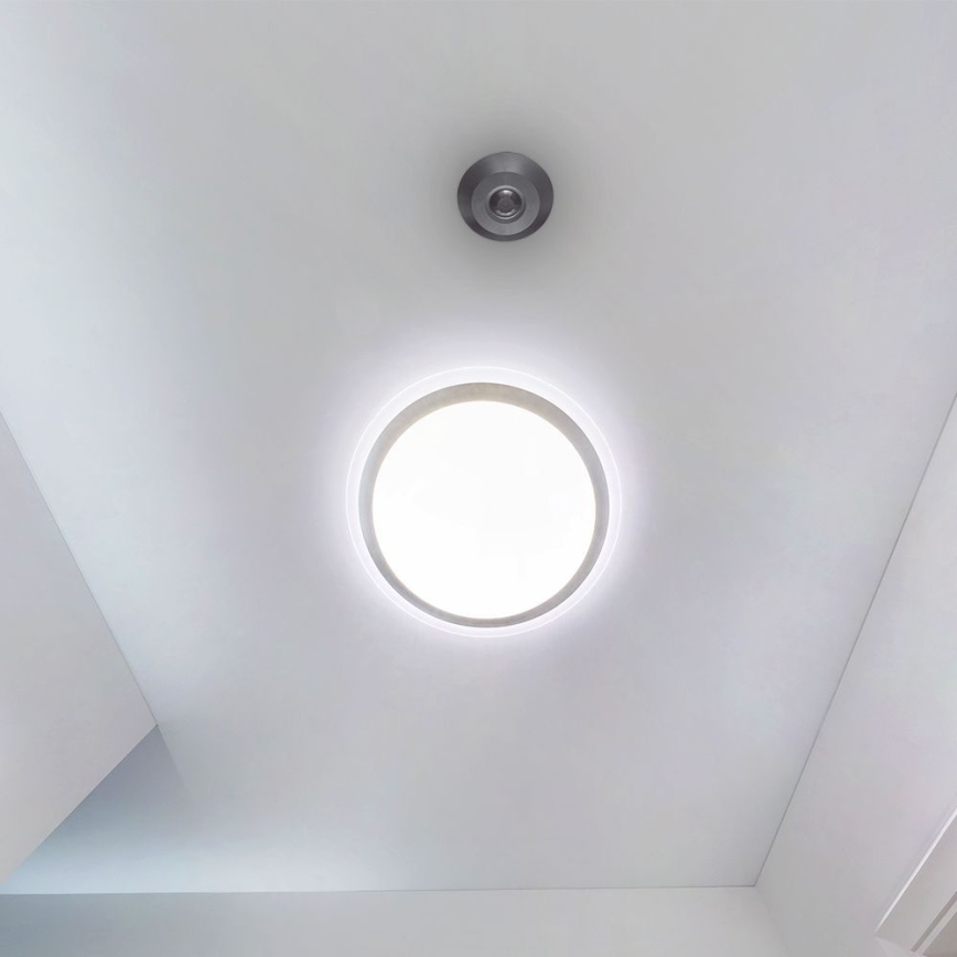 Motion sensor ceiling PIR 360° 1000W/230V black