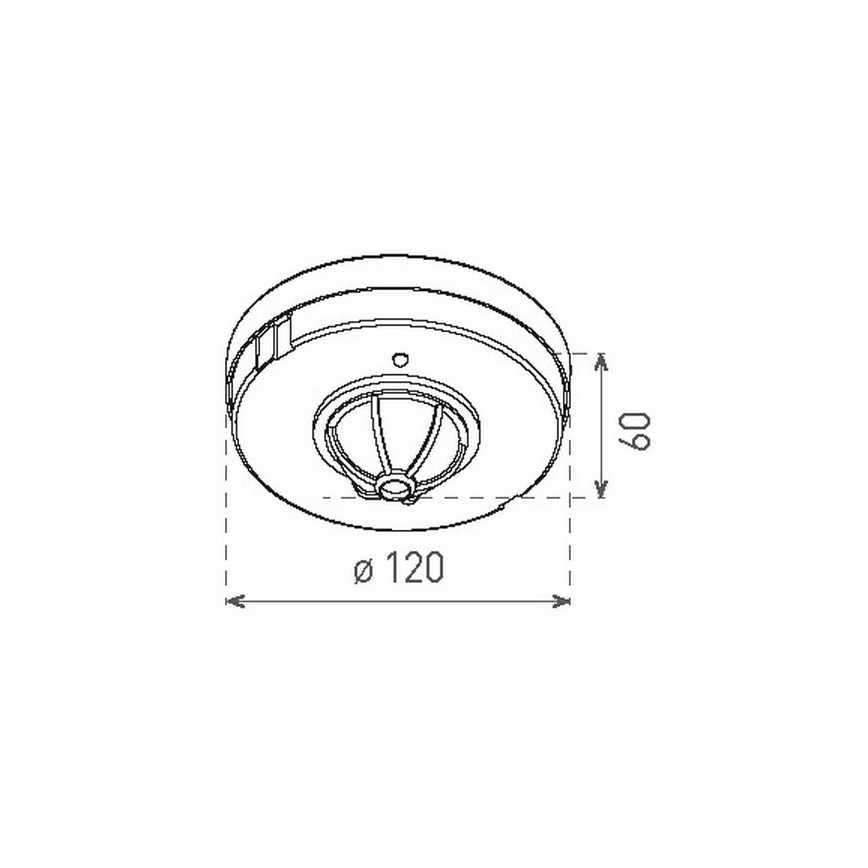 Motion sensor PIR 1200W/230V