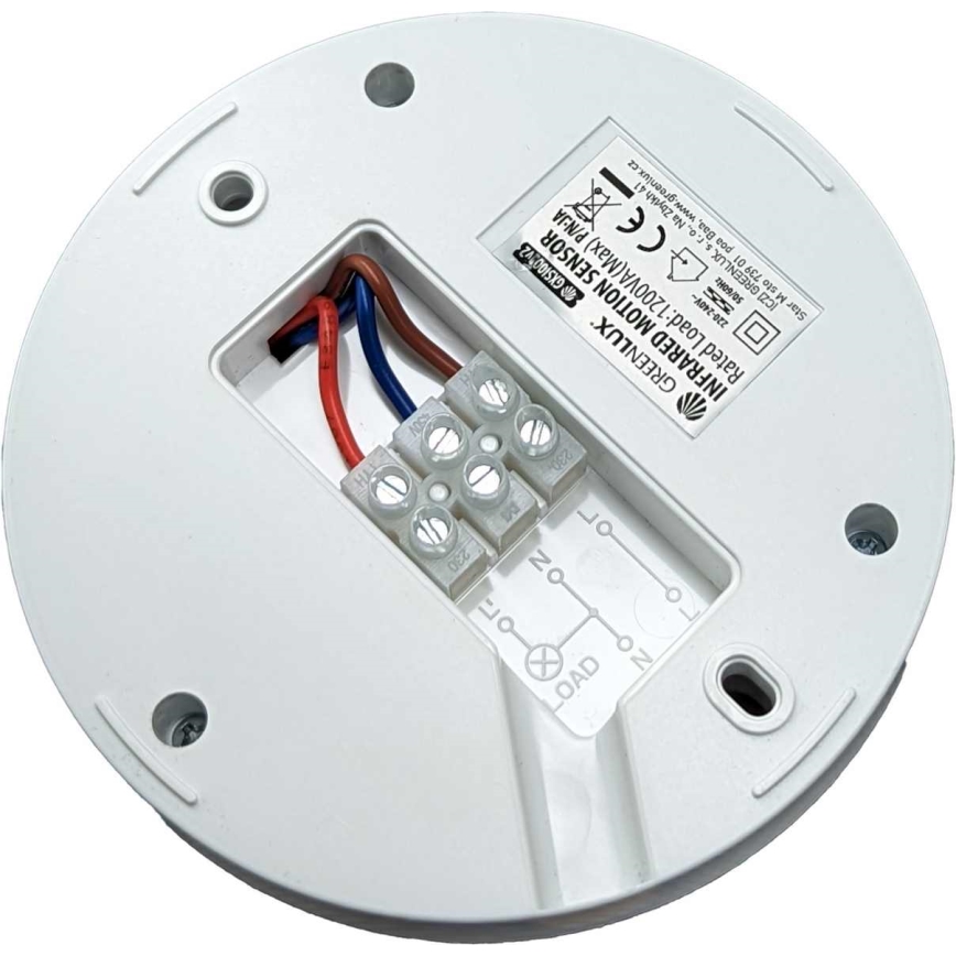 Motion sensor PIR 1200W/230V