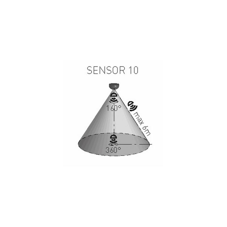 Motion sensor PIR 1200W/230V