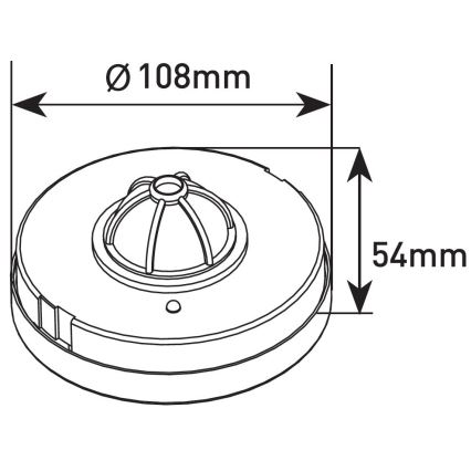 Motion sensor PIR 1200W/230V