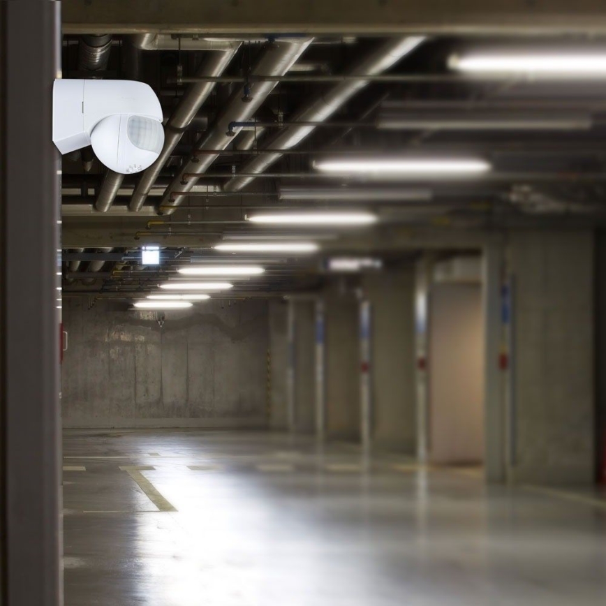 Motion sensor PIR 180° 800W/230V IP44 white
