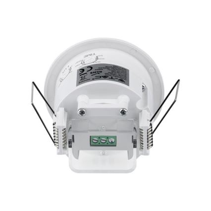 Motion sensor recessed PIR 360° 300W/230V white