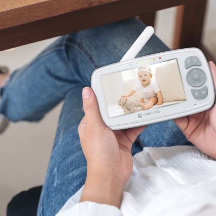 Motorola VM34 - Rechargeable Baby Monitor with 2000 mAh Battery
