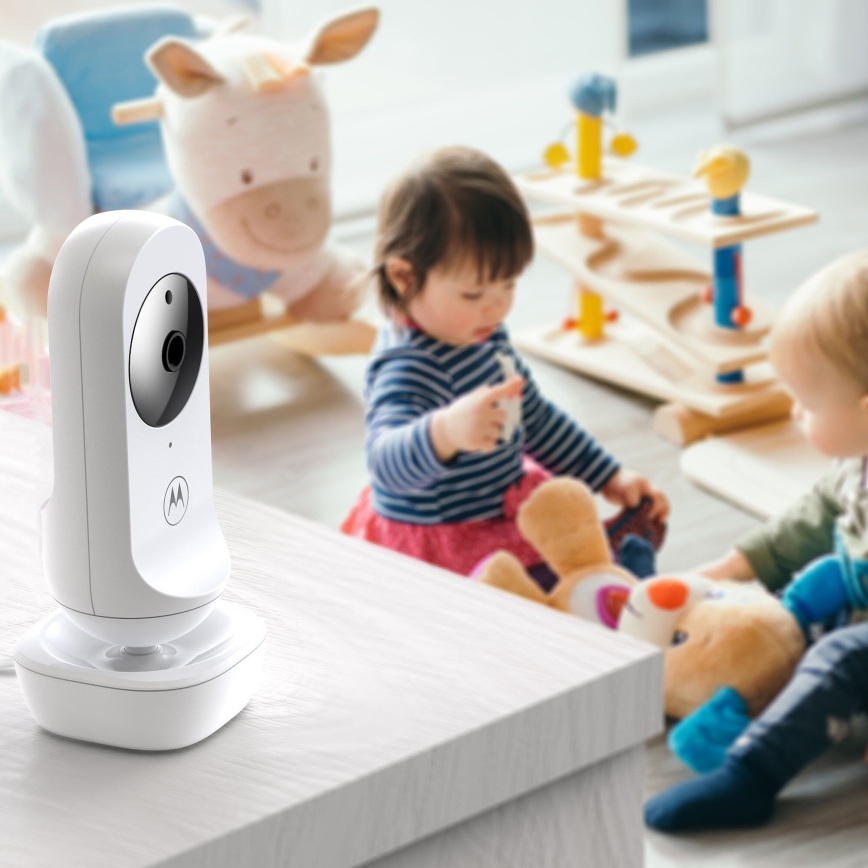 Motorola VM34 - Rechargeable Baby Monitor with 2000 mAh Battery
