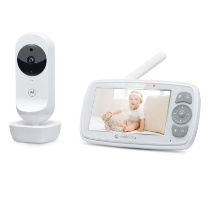 Motorola VM34 - Rechargeable Baby Monitor with 2000 mAh Battery