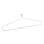 Mounting bracket for electric towel warmer 45x12,2 cm white