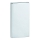 Mounting plate 12 x 22.5 cm, stainless steel/black