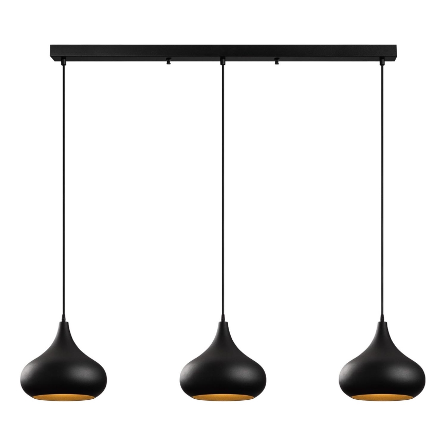 MUBA Cable Pendant Light 3xE27/40W/230V Black