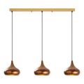 MUBA pendant lamp 3xE27/40W/230V, copper