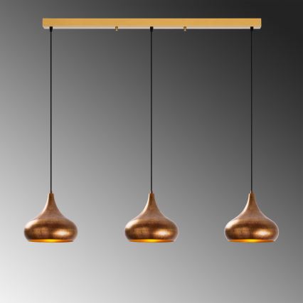 MUBA pendant lamp 3xE27/40W/230V, copper