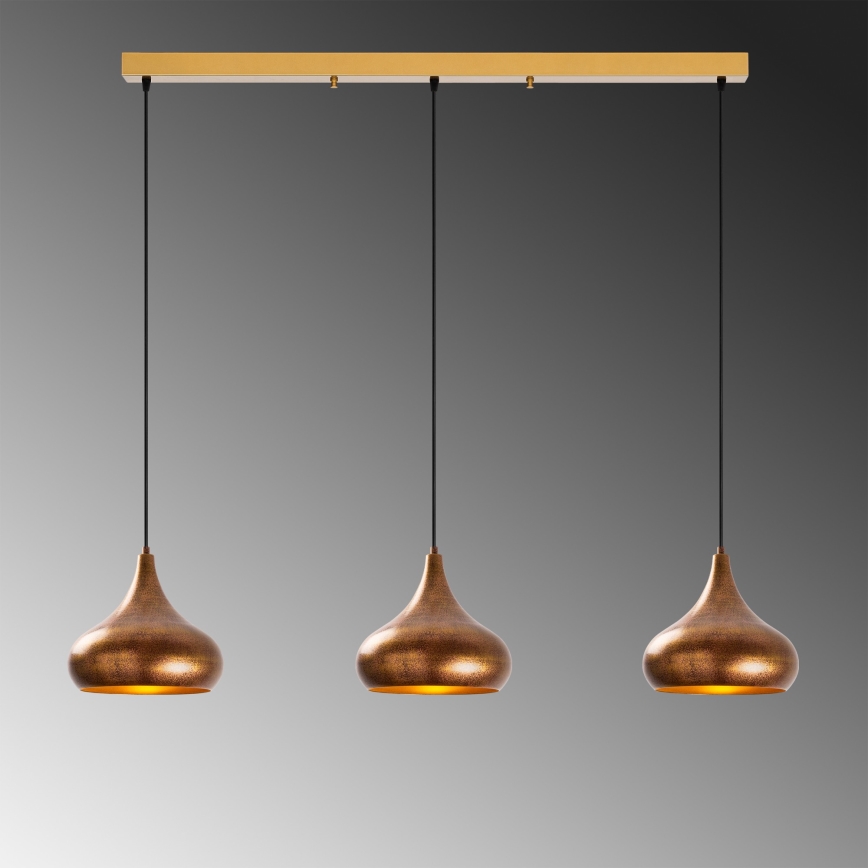 MUBA pendant lamp 3xE27/40W/230V, copper