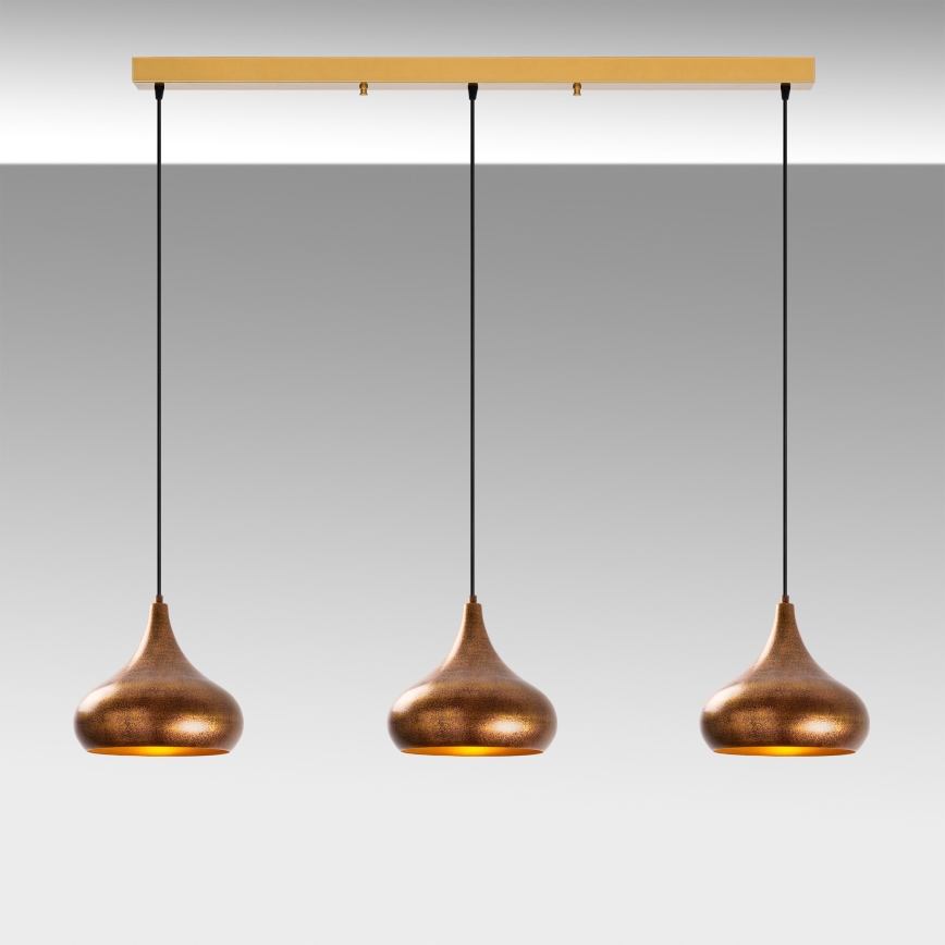 MUBA pendant lamp 3xE27/40W/230V, copper