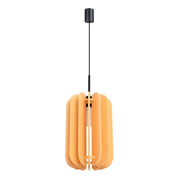 MULA Cable Pendant Lamp, 1× E27 (15 W), 230 V, Ø 27 cm — Yellow