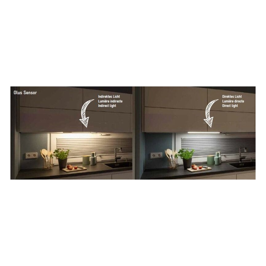 Müller-Licht - LED Under kitchen cabinet light with sensor OLUS LED/11W/230V 3000/4000K