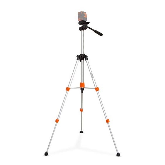 Multi-purpose tripod stand max. 144 cm silver