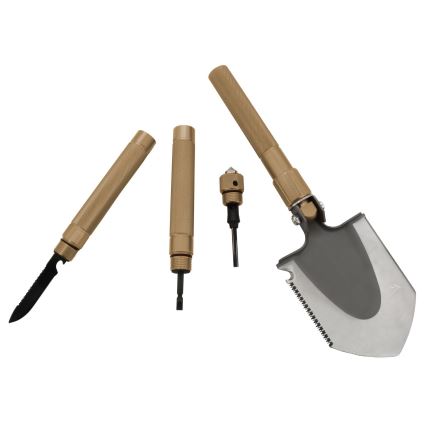 Multifunctional foldable shovel 77 cm