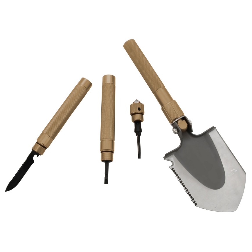 Multifunctional foldable shovel 77 cm