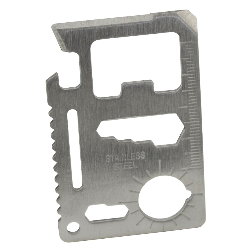 Multifunctional survival tool stainless steel
