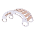 Multifunctional swing Montessori white/maple