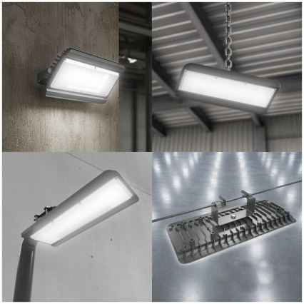 MULTILUXO 4-in-1 LED Technical Luminaire LED/150W/230V 4000K IP65 36 cm