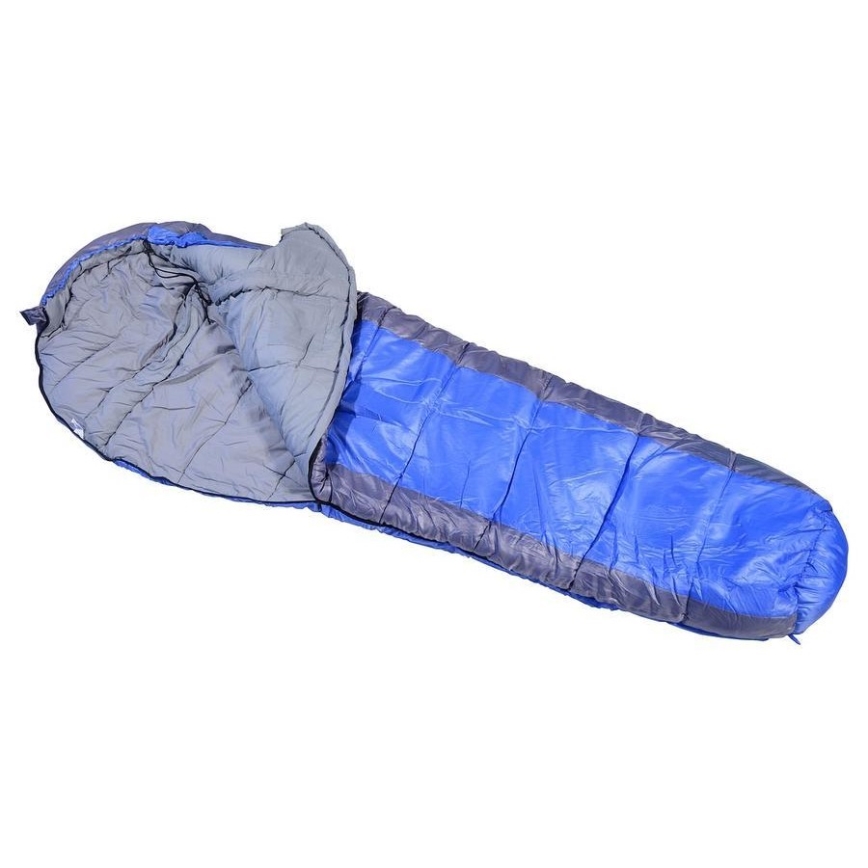 Mummy sleeping bag -5°C blue/grey