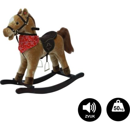 Musical rocking horse — requires 3 AA batteries