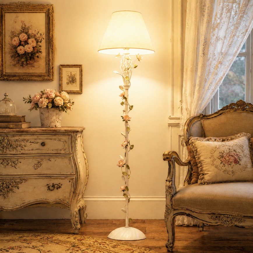 MW-LIGHT - Floor lamp FLORA 1xE27/40W/230V