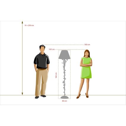 MW-LIGHT - Floor lamp FLORA 1xE27/40W/230V