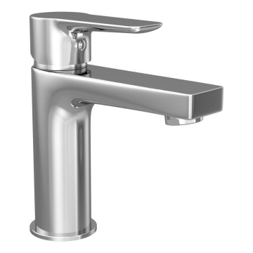 NAESBY basin mixer 15.9 cm polished chrome