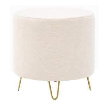 NANI Ottoman, Ø 40 cm, Cream
