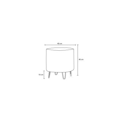 NANI Ottoman, Ø 40 cm, Cream