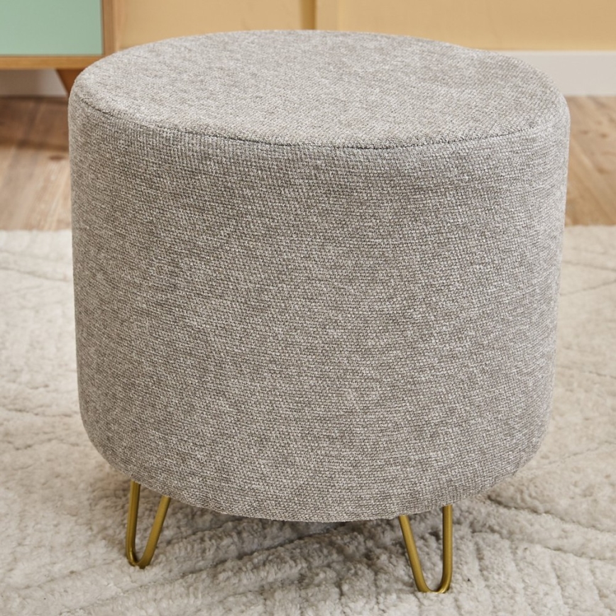 NANI Ottoman, Ø 40 cm, Cream